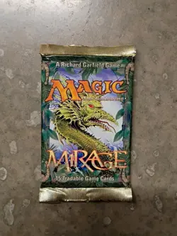 Magic The Gathering Booster Pack Mirage Unopened WOC MTG 742818065221 - Image 1