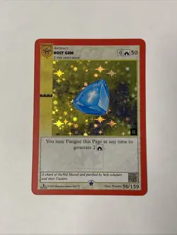 Metazoo Cryptid Nation Kickstarter Card #36/159 HOLY GEM FULL HOLO NM KS - Image 1