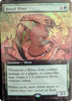 Brood Sliver (Extended Art) [Secret Lair Drop Promos] Magic MTG - Image 1