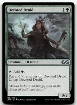 Devoted Druid #162 (NM) Ultimate Masters UMA Magic MTG - Image 1