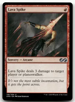 Lava Spike #136 (NM) Ultimate Masters UMA Magic MTG - Image 1