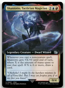 Shantotto, Tactician Magician (Extended Art) #507 NM Final Fantasy FIN Magic MTG - Image 1