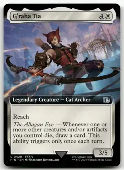 G'raha Tia (Extended Art) #429 (NM) Final Fantasy FIN Magic MTG - Image 1