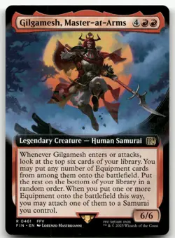 Gilgamesh, Master-at-Arms (Extended Art) #461 (NM) Final Fantasy FIN Magic MTG - Image 1
