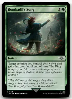 Bombadil's Song #154 (Foil) (NM) Lord of the Rings LTR Magic MTG - Image 1