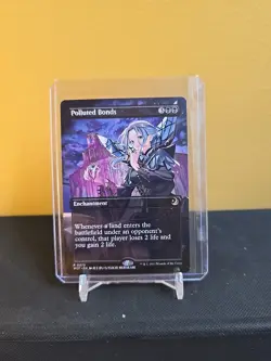 MTG - Polluted Bonds - 0075 - WOE - Anime Borderless - NM - Image 1