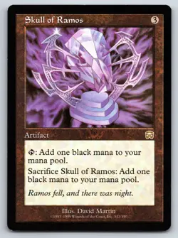 MTG Skull of Ramos Normal R Mercadian Masques (MMQ) 312 LP Magic - Image 1