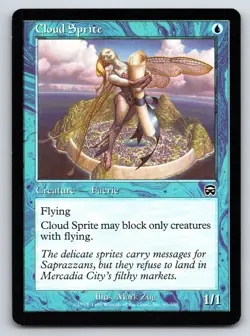MTG Cloud Sprite Normal C Mercadian Masques (MMQ) 67 LP Magic - Image 1