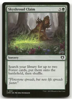 Skyshroud Claim #321 (NM) Commander Masters CMM Magic MTG - Image 1