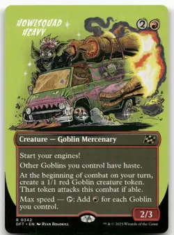 Howlsquad Heavy (Borderless) #342 (NM) Aetherdrift DFT Magic MTG - Image 1