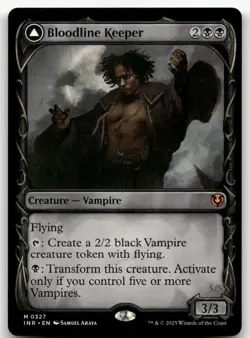 Bloodline Keeper (Showcase) #327 (NM) Innistrad Remastered INR Magic MTG - Image 1