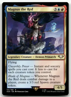 Magnus the Red #131 (NM) Warhammer 40,000 40K Magic MTG - Image 1