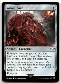 Assault Suit #230 (NM) Warhammer 40,000 40K Magic MTG - Image 1