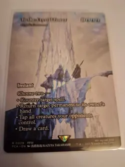MTG FINAL FANTASY THROUGH THE AGES CRYPTIC COMMAND BORDERLESS RARE - Image 1