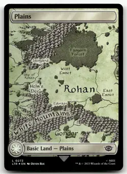 Plains (0272) #272 (Foil) (NM) Lord of the Rings LTR Magic MTG - Image 1