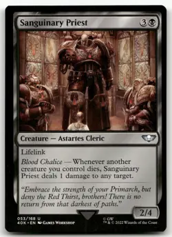 Sanguinary Priest #53 (NM) Warhammer 40,000 40K Magic MTG - Image 1