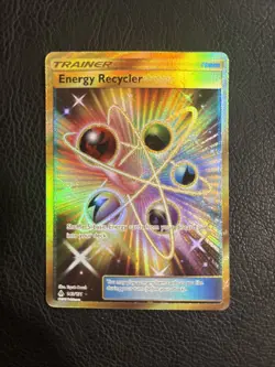 Pokemon Card - Energy Recycler 143/131 Forbidden Light Gold Secret Rare Holo - Image 1