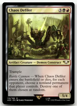 Chaos Defiler #110 (NM) Warhammer 40,000 40K Magic MTG - Image 1