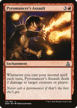 PYROMANCER'S ASSAULT x4 mtg NM Oath of The Gatewatch 4 Unc - Image 1