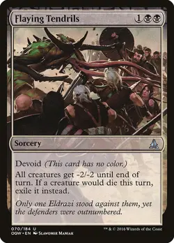FLAYING TENDRILS x4 mtg NM Oath of The Gatewatch 4 Unc - Image 1