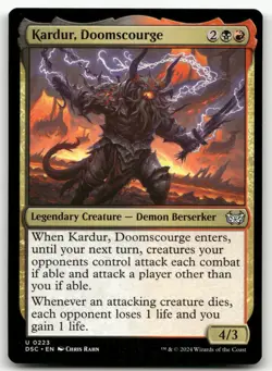 Kardur, Doomscourge #223 (NM) Duskmourn DSC Magic MTG - Image 1