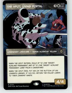 Magic MTG Spiderman The Spot, Living Legend Borderless Foil 231 NM/NP - Image 1