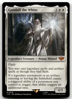 Gandalf the White #19 (NM) Lord of the Rings LTR Magic MTG - Image 1