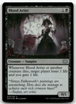 Blood Artist #70 (Foil) (NM) Double Masters 2022 2X2 Magic MTG - Image 1