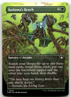Kodama's Reach (Borderless) #649 (NM) Commander Masters CMM Magic MTG - Image 1