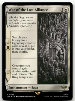 War of the Last Alliance #36 (NM) Lord of the Rings LTR Magic MTG - Image 1