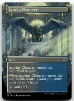 Azorius Chancery (Borderless) #400 (Foil) (NM) Double Masters 2022 2X2 Magic MTG - Image 1