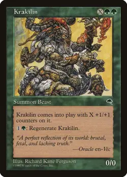 Tempest Krakilin MTG Magic the Gathering NM - Image 1