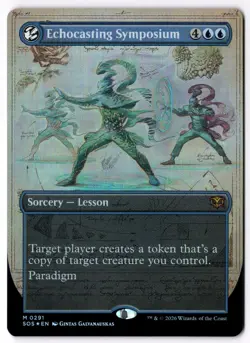 Echocasting Symposium (Borderless) SOS 291 Magic: The Gathering Foil Mythic NM - Image 1