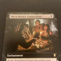Black Market Connections (Extended Art); CLB ; MTG - Image 2