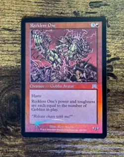 MTG Magic The Gathering Reckless One Onslaught Foil - Image 1