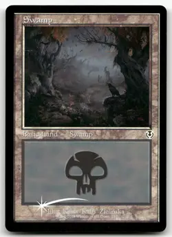 Swamp (293) (Retro Frame) #293 (Foil) (NM) Innistrad Remastered INR Magic MTG - Image 1