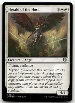 Herald of the Host #30 (NM) Commander Masters CMM Magic MTG - Image 1