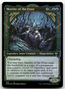 Moritte of the Frost (Showcase) #328 (Foil) (NM) Kaldheim KHM Magic MTG - Image 1