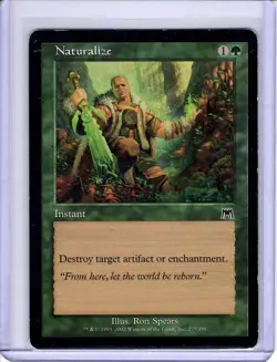 Naturalize #275 Common Onslaught Regular MTG LP - Image 1