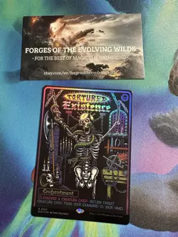 Tortured Existence 2507 Foil Secret Lair Black Lights & Dark Dungeons D&D - Image 1