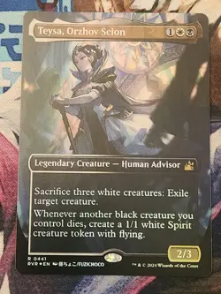 MTG RVR - Teysa, Orzhov Scion - Anime Borderless FOIL NM Ravnica Remastered - Image 1