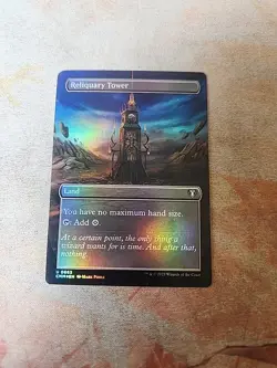 Reliquary Tower Borderless FOIL Commander Masters MTG NM - Image 1