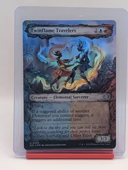 Twinflame Travelers [Showcase Foil] #345 Magic Lorwyn Eclipsed - Image 1