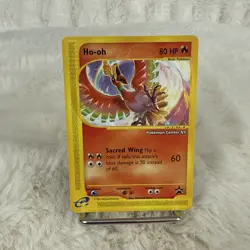 Ho-Oh # 52 WOTC Black Star PROMO "Pokemon Center NY" Stamped Card E- Reader NM - Image 4