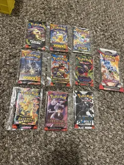 Lot Of 10 Pokemon TCG Booster Packs Mixed Lot Ascended Destined Phantasmal Look - Image 5