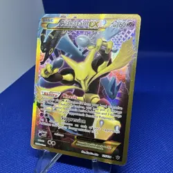 Pokemon TCG Alakazam EX Holo Ultra Rare 2016, 125/124 Card - Image 3