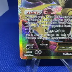 Pokemon TCG Alakazam EX Holo Ultra Rare 2016, 125/124 Card - Image 4