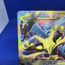 Pokemon TCG Alakazam EX Holo Ultra Rare 2016, 125/124 Card - Image 5