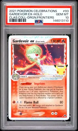 2021 POKEMON CELEBRATIONS CLASSIC COLLECTION #93 GARDEVOIR EX-HOLO PSA 10 - Image 1
