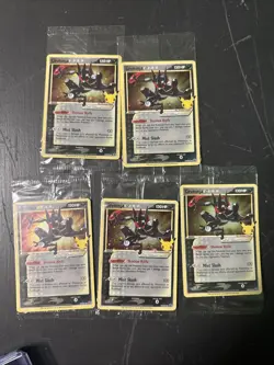 Pokemon TCG Greninja Gold Star SWSH144 Promo Sealed Lot of 5 ⭐ 💫 - Image 1